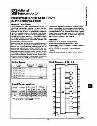  Datasheet Preview Page 1
