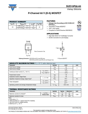 Datasheet Preview Page 1