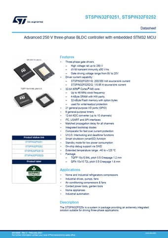  Datasheet Preview Page 1