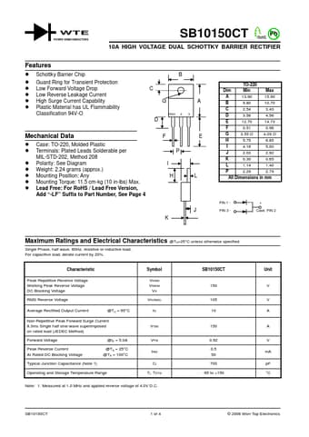  Datasheet Preview Page 1