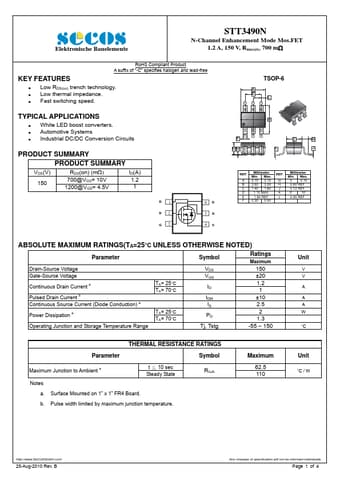  Datasheet Preview Page 1