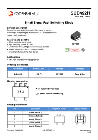 Datasheet Preview Page 1