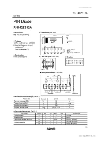  Datasheet Preview Page 1