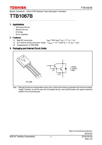  Datasheet Preview Page 1