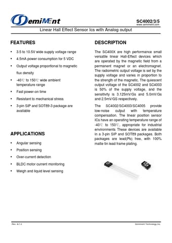  Datasheet Preview Page 1