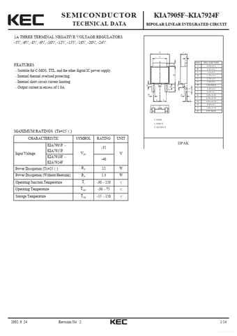  Datasheet Preview Page 1