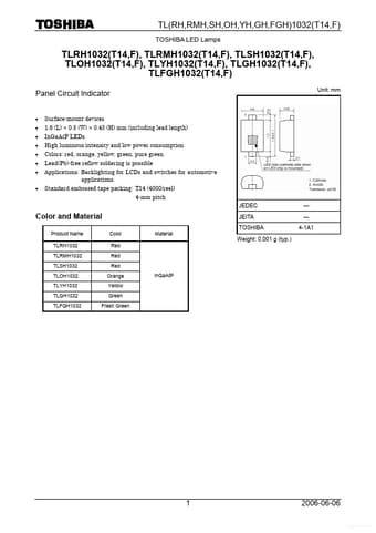 Datasheet Preview Page 1