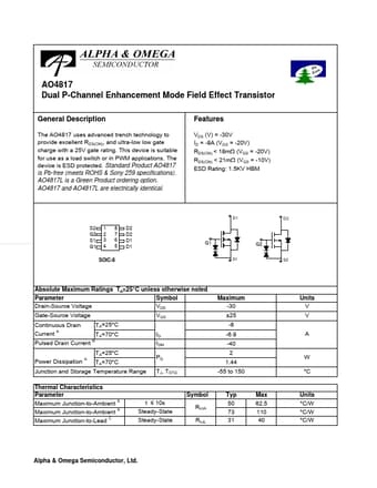  Datasheet Preview Page 1