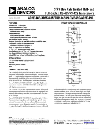  Datasheet Preview Page 1