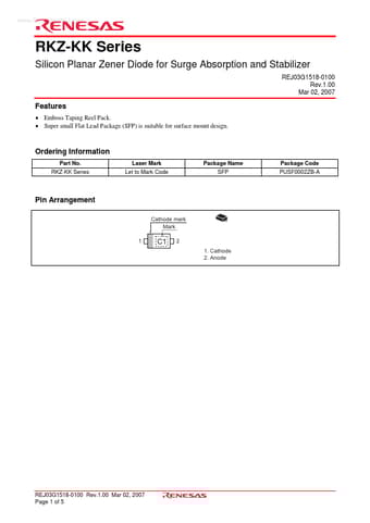  Datasheet Preview Page 1