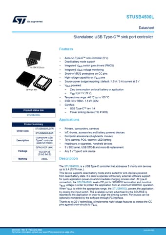  Datasheet Preview Page 1