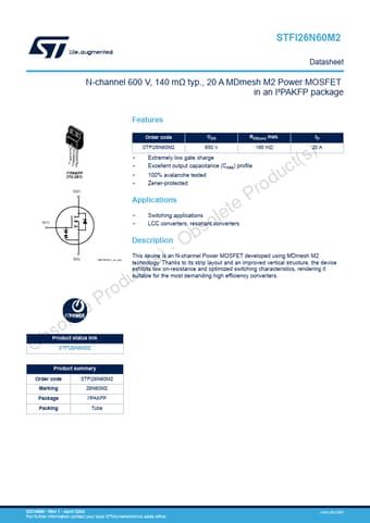  Datasheet Preview Page 1