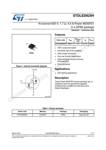  Datasheet Preview Page 1
