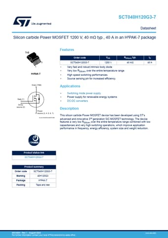  Datasheet Preview Page 1