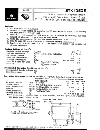  Datasheet Preview Page 1