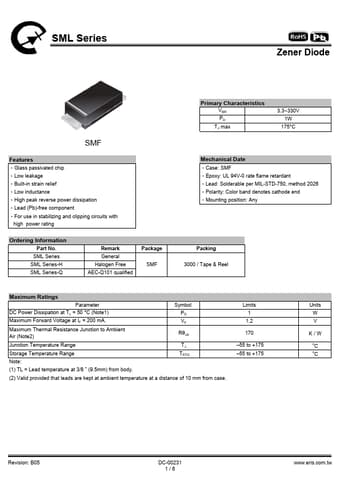  Datasheet Preview Page 1