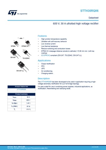  Datasheet Preview Page 1