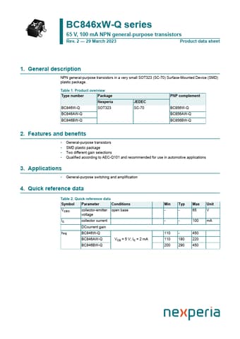  Datasheet Preview Page 1