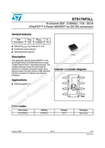  Datasheet Preview Page 1