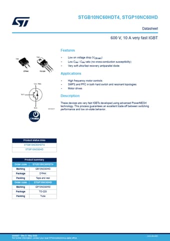  Datasheet Preview Page 1