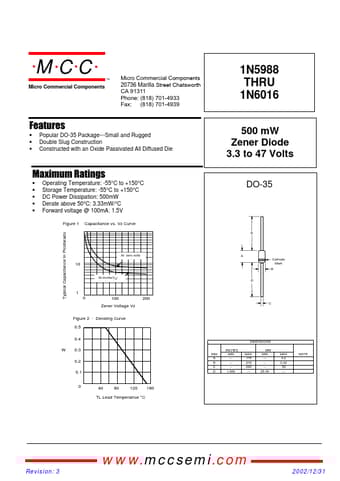  Datasheet Preview Page 1