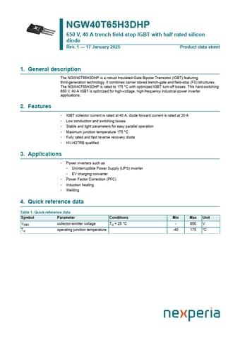  Datasheet Preview Page 1