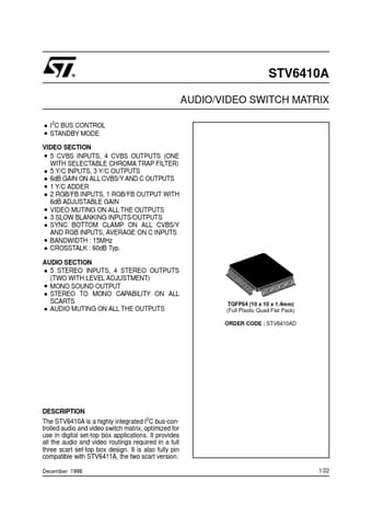 Datasheet Preview Page 1