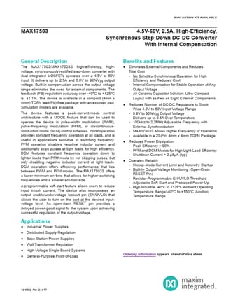  Datasheet Preview Page 1
