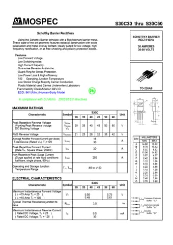  Datasheet Preview Page 1