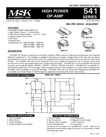 Datasheet Preview Page 1
