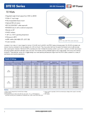  Datasheet Preview Page 1