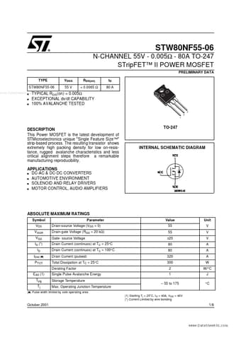  Datasheet Preview Page 1