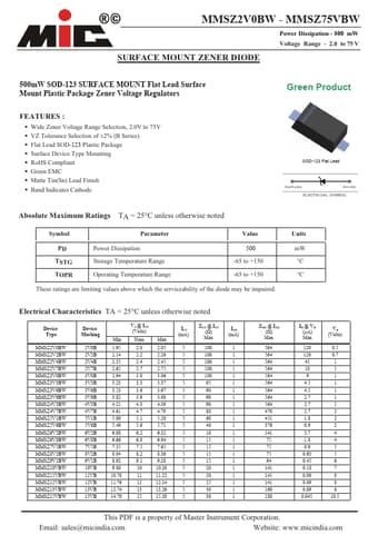  Datasheet Preview Page 1