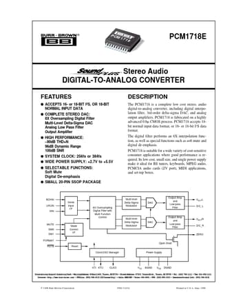  Datasheet Preview Page 1