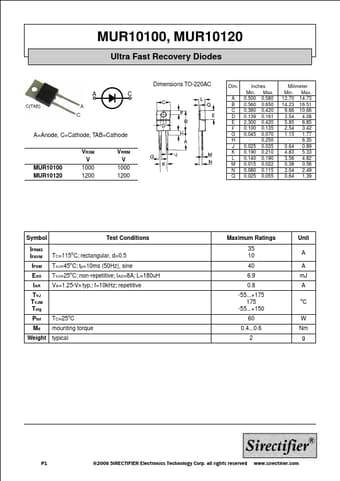  Datasheet Preview Page 1