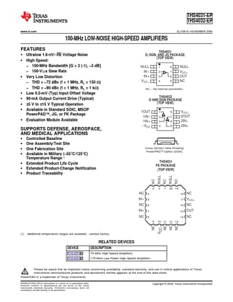  Datasheet Preview Page 1