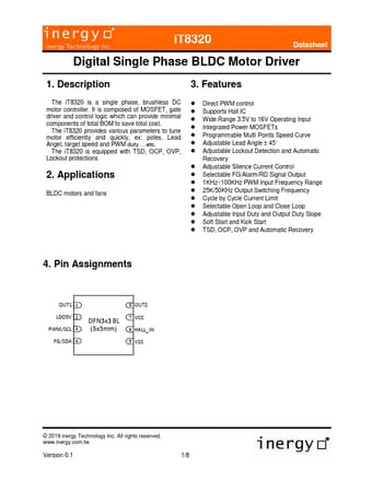  Datasheet Preview Page 1