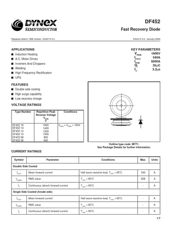  Datasheet Preview Page 1