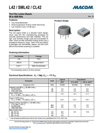  Datasheet Preview Page 1