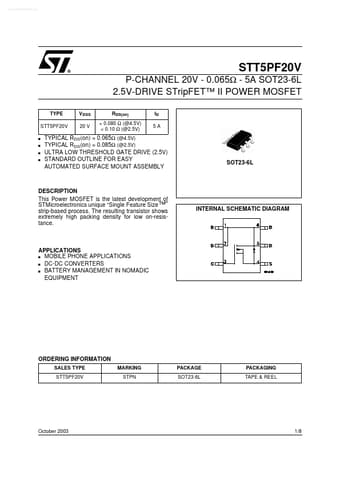  Datasheet Preview Page 1