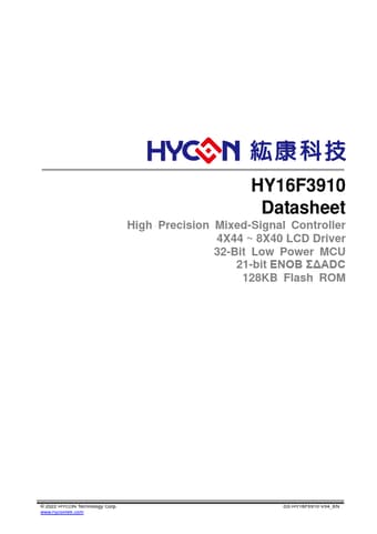  Datasheet Preview Page 1