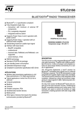  Datasheet Preview Page 1