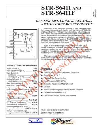  Datasheet Preview Page 1