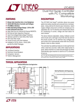  Datasheet Preview Page 1
