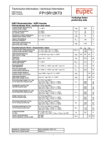  Datasheet Preview Page 1