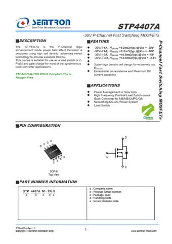  Datasheet Preview Page 1