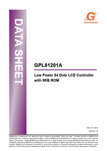  Datasheet Preview Page 1