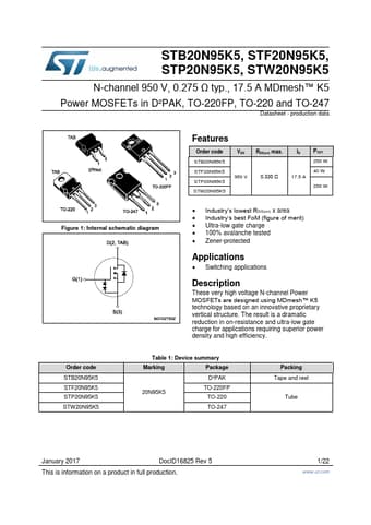  Datasheet Preview Page 1