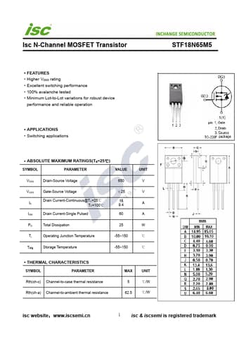  Datasheet Preview Page 1