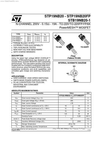  Datasheet Preview Page 1